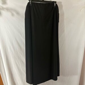 Due time Maternity Black Maxi Skirt